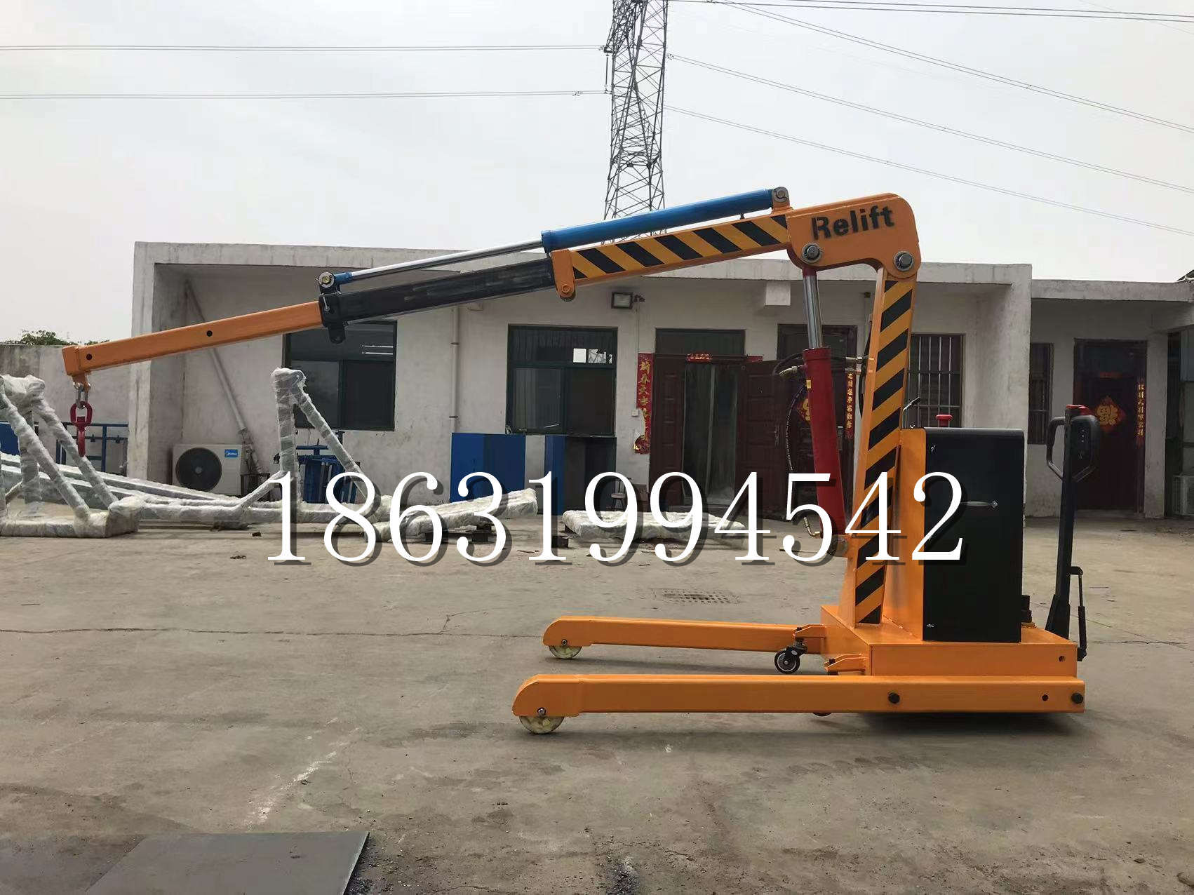 满洲里市久征定做3吨三轮随车吊 农用园林绿化移树吊 平板工程用小吊机